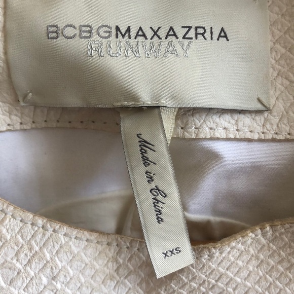 White leather jacket - BCBG maxazria runway - Picture 4 of 12